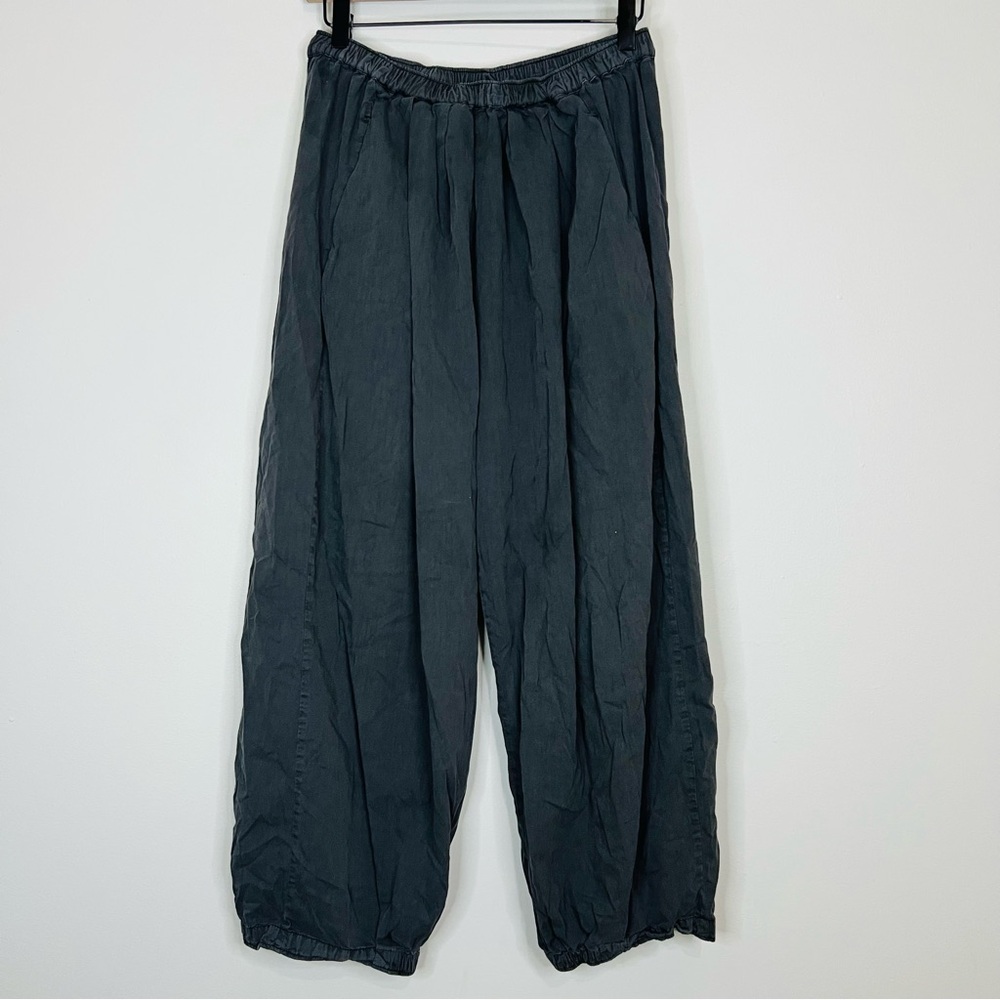 Free People To The Sky Parachute Pants in Grey Dried Basil small - Picture 3 of 9